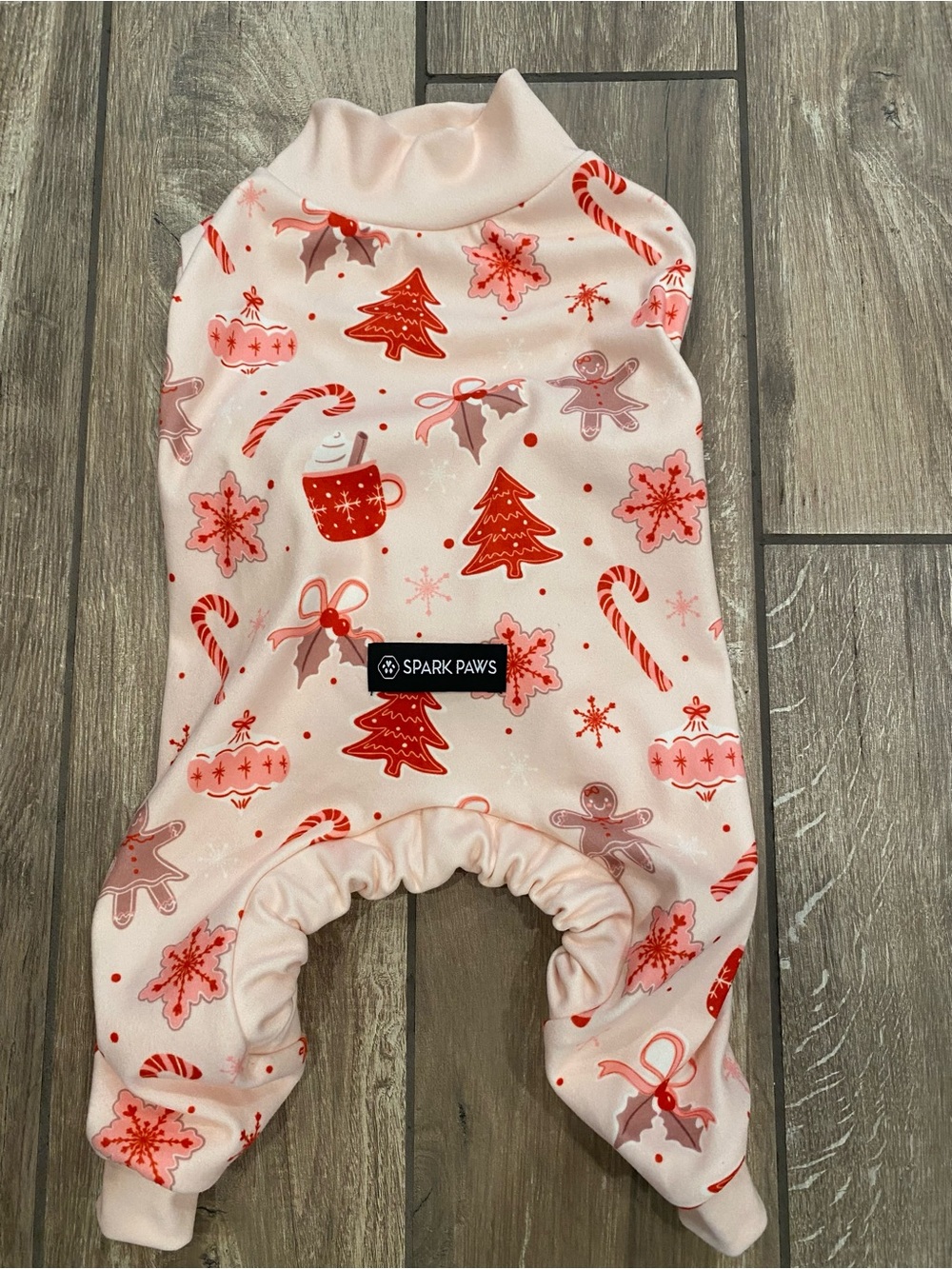 Spark Paws  Dog Pajamas Sz L